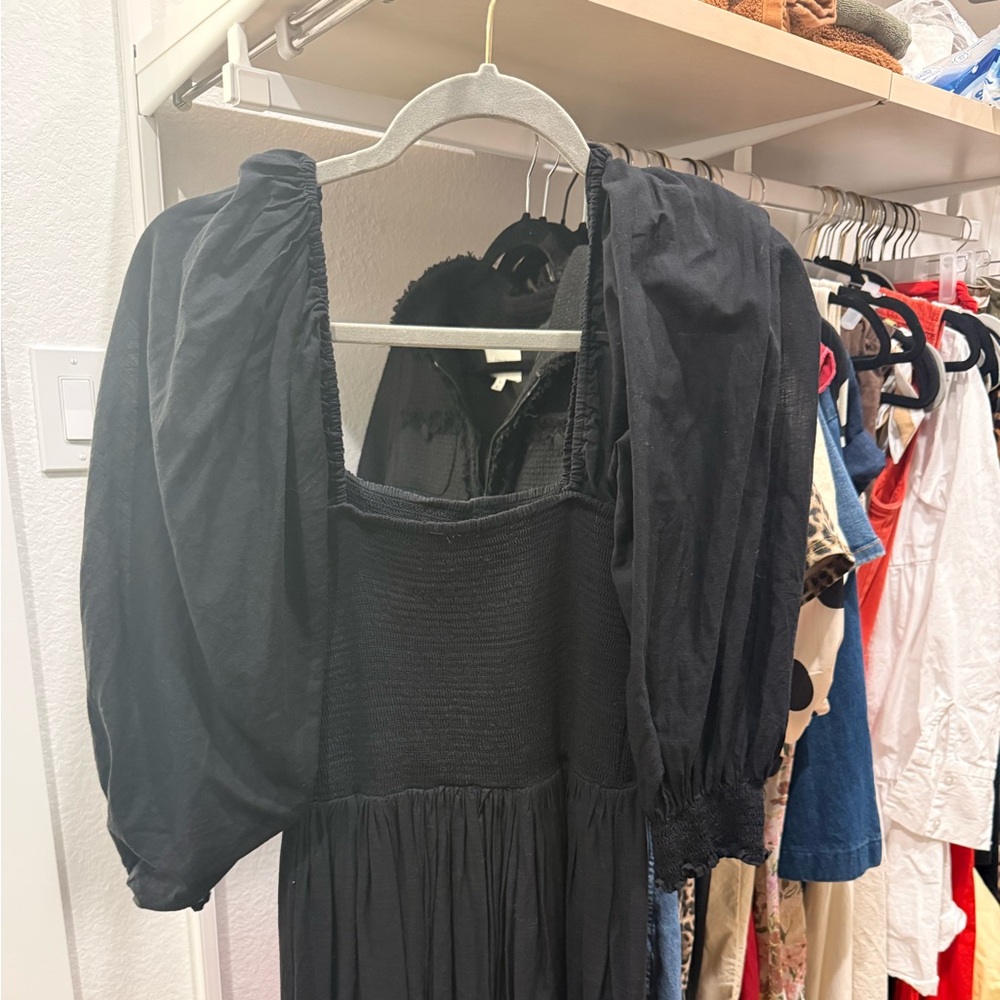Free people flowy maxi dress.